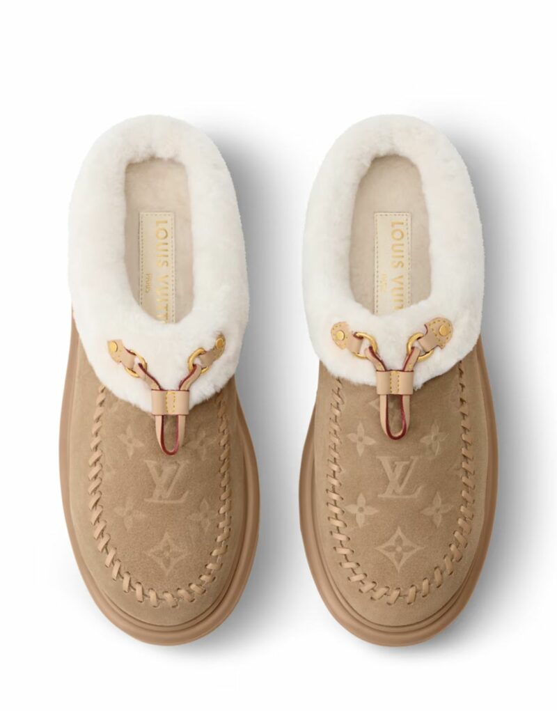 Louis Vuitton Cortina Closed Mule Beige For Women - 1AITIC