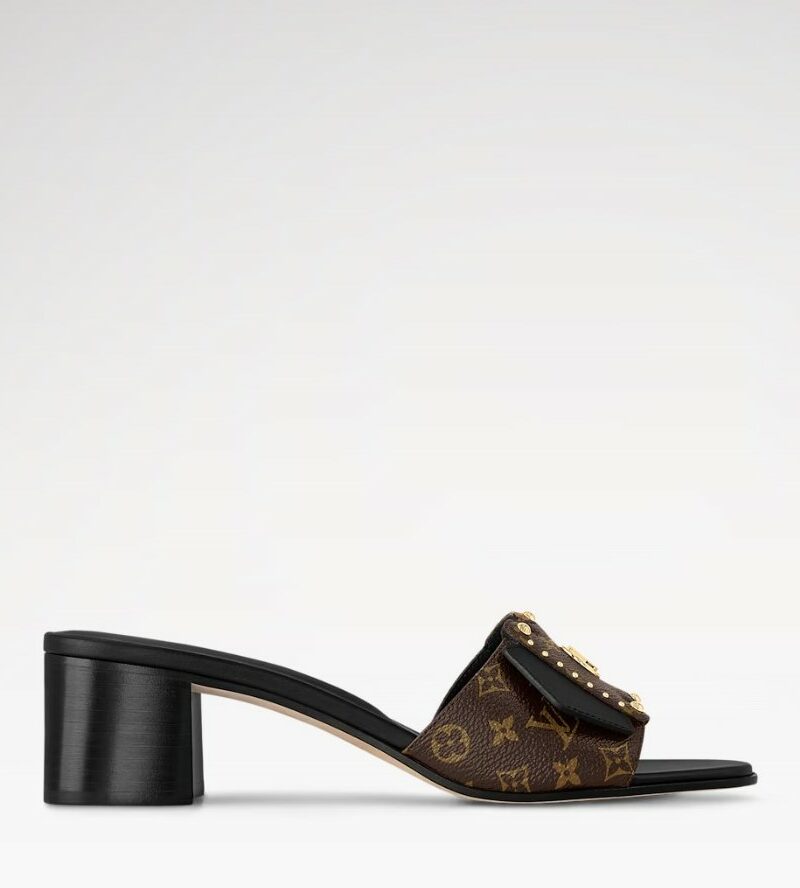 Louis Vuitton LV Frame Mule Black 45mm For Women 1AD5A6