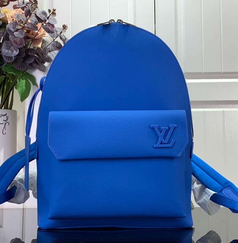[True-to-ORIGINAL] Louis Vuitton LV Aerogram Backpack Blue For Men, Men's Bags 43cm/17in