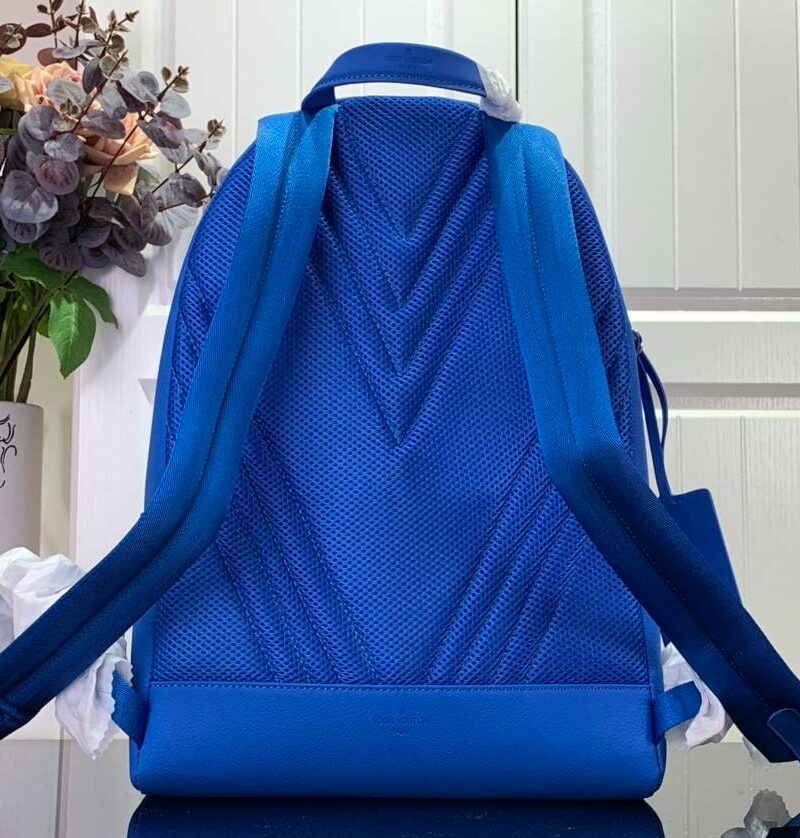[True-to-ORIGINAL] Louis Vuitton LV Aerogram Backpack Blue For Men, Men's Bags 43cm/17in