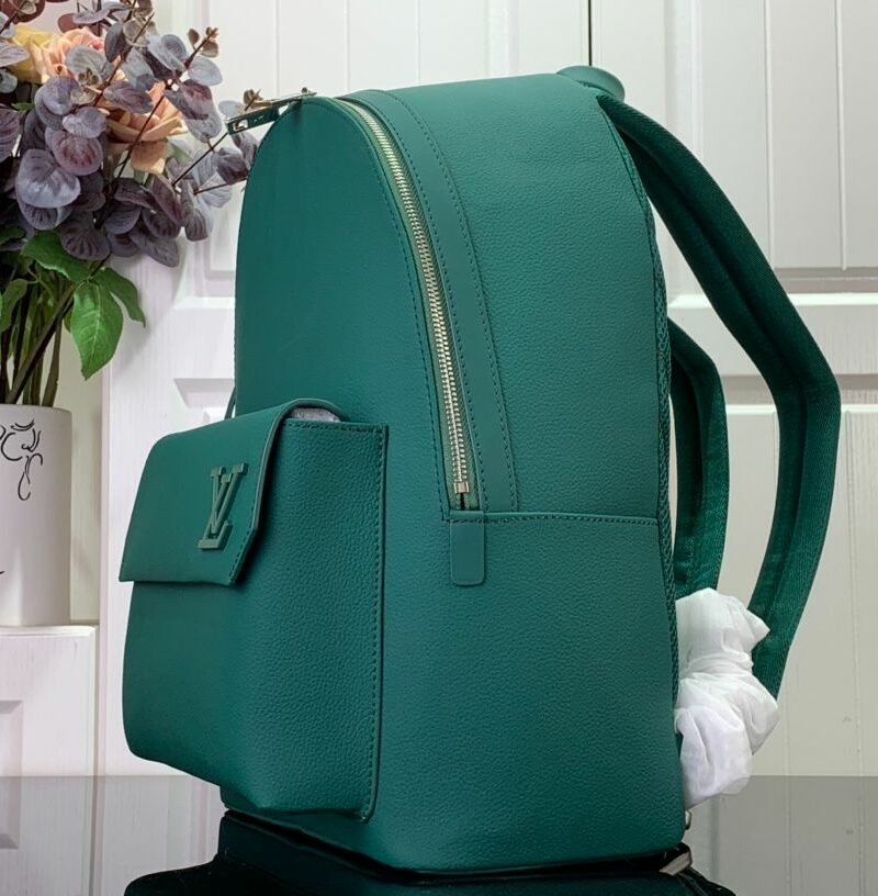 [True-to-ORIGINAL] Louis Vuitton LV Aerogram Backpack Green For Men, Men's Bags 43cm LV