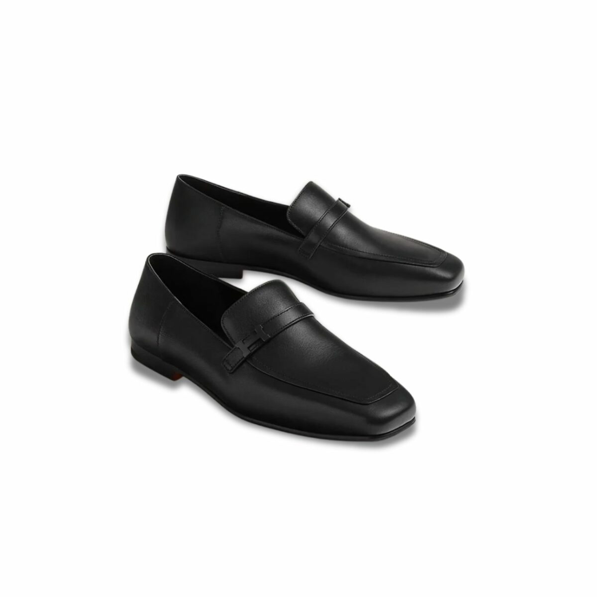 Hermes Giovanni Loafer Noir Black Hardware For Men - H232889ZA01410
