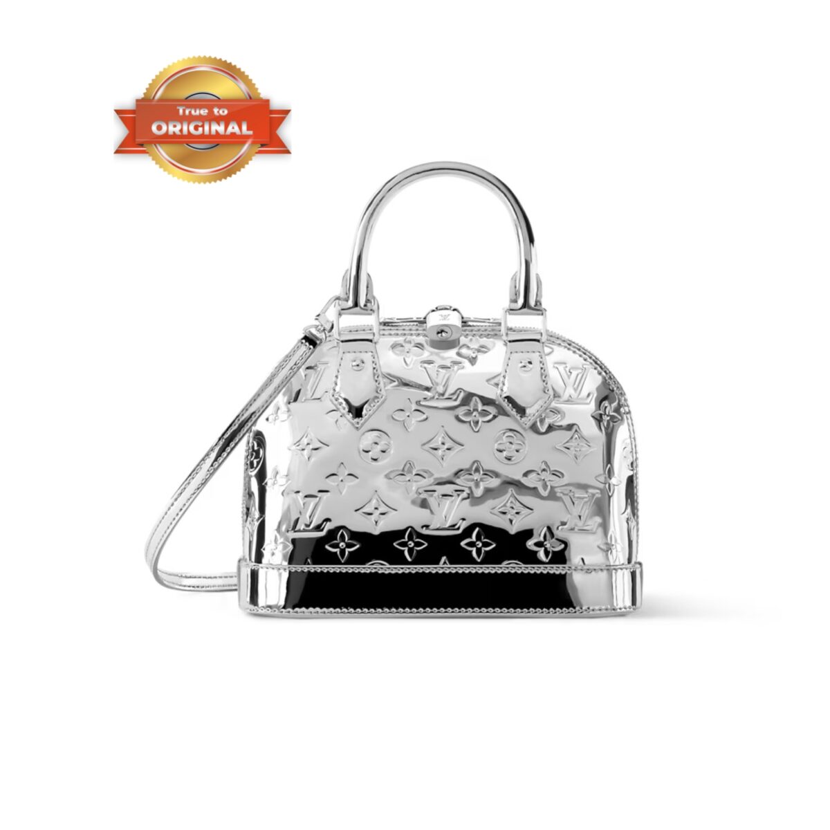 [True-to-ORIGINAL] Louis Vuitton Alma BB Silver For Women 9.3in/23.5cm M26335