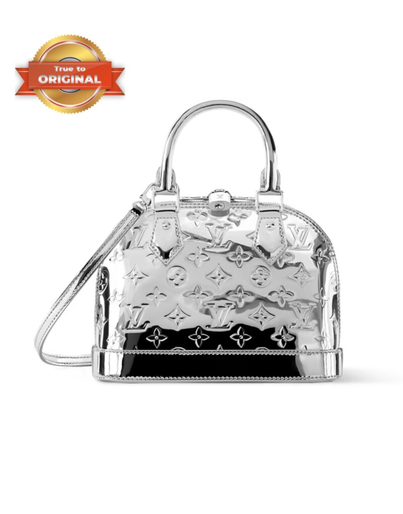 [True-to-ORIGINAL] Louis Vuitton Alma BB Silver For Women 9.3in/23.5cm M26335