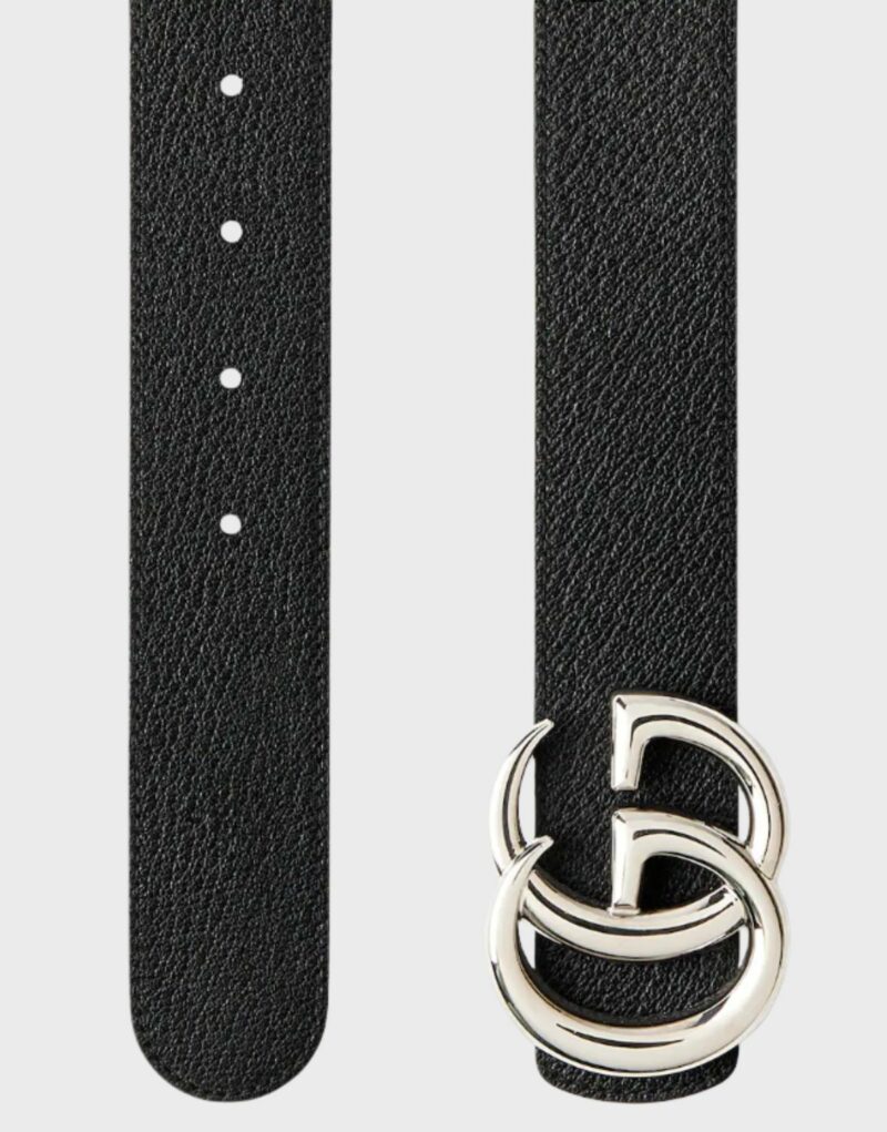 Gucci Reversible GG Marmont Belt Black Silver Hardware 3.8cm/1.5in - 838593 FAEWZ 1000