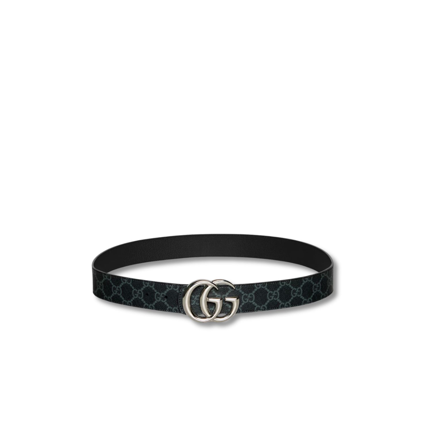 Gucci Reversible GG Marmont Belt Black Silver Hardware 3.8cm/1.5in - 838593 FAEWZ 1000