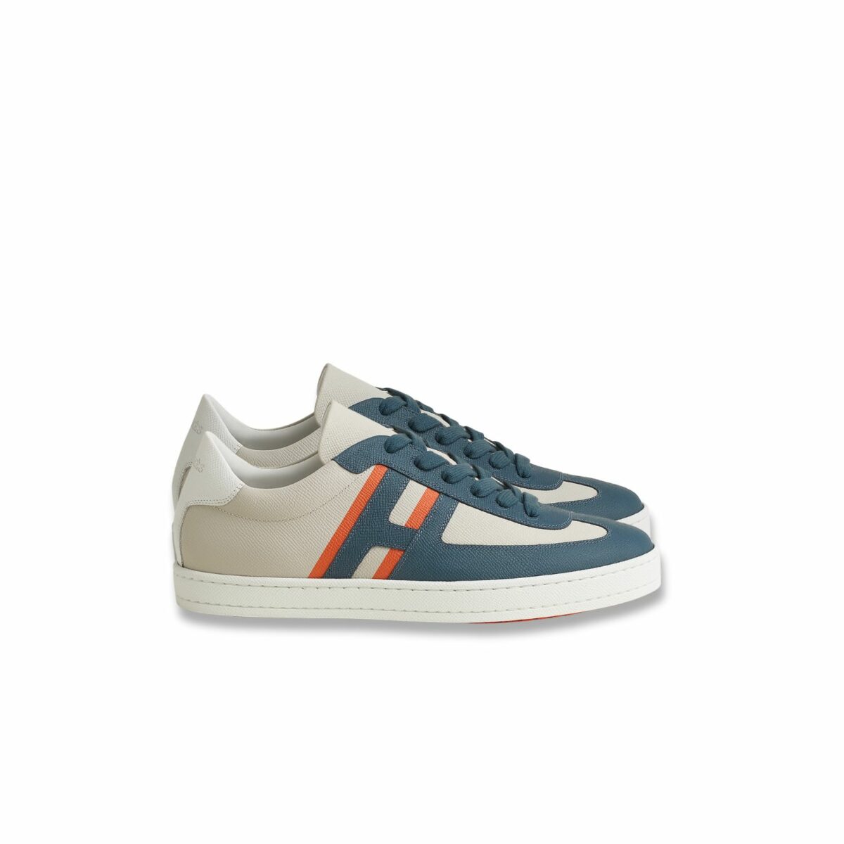 Hermes Boomerang Sneaker Multicolore Blanc De Paris For Men 2.5cm/1in - H251839ZHCL400