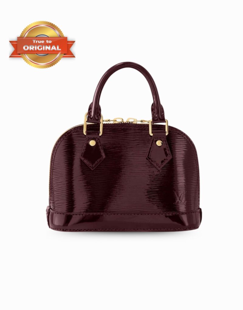[True-to-ORIGINAL] Louis Vuitton Alma BB Burgundy For Women 9.3in/23.5cm