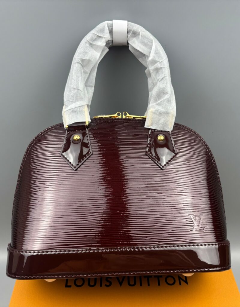 [True-to-ORIGINAL] Louis Vuitton Alma BB Burgundy For Women 9.3in/23.5cm