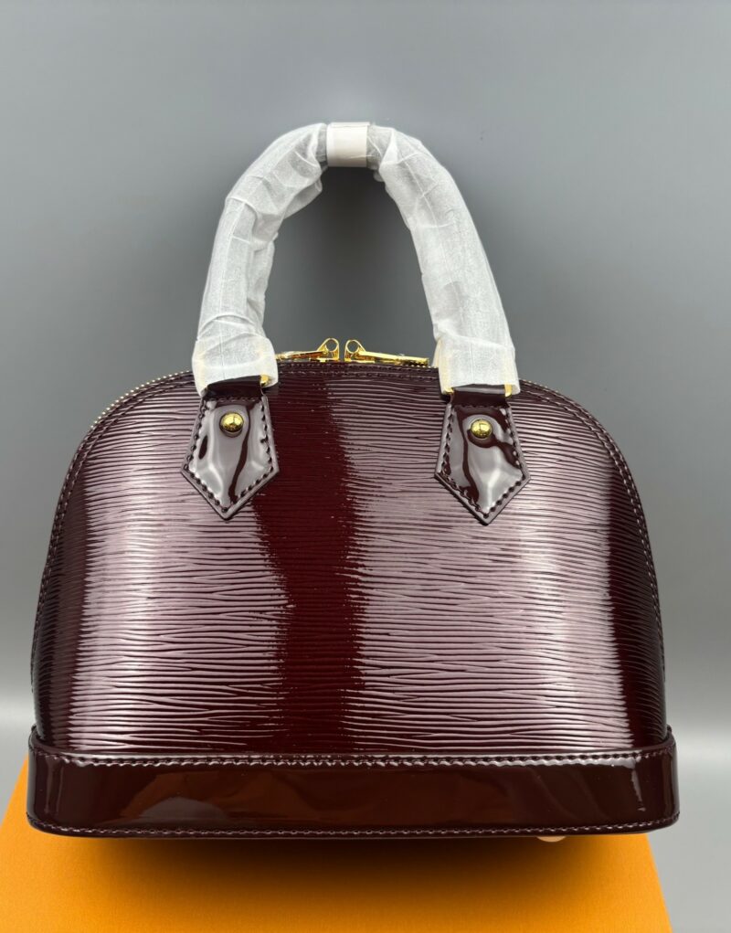 [True-to-ORIGINAL] Louis Vuitton Alma BB Burgundy For Women 9.3in/23.5cm
