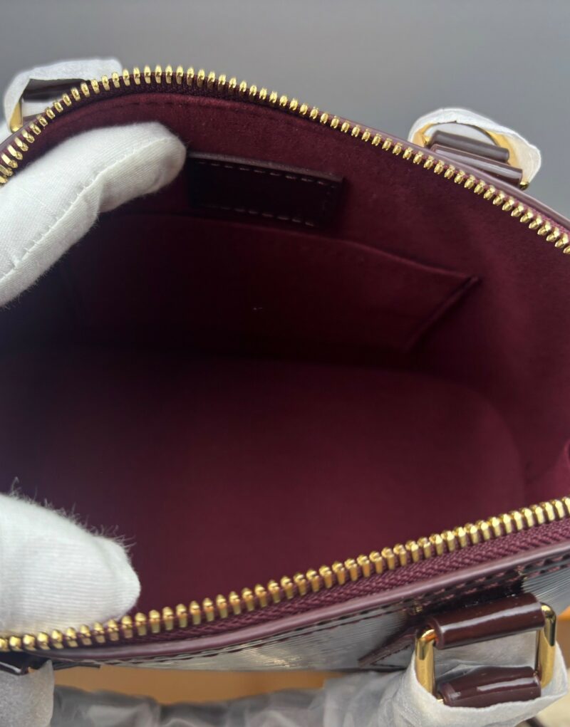 [True-to-ORIGINAL] Louis Vuitton Alma BB Burgundy For Women 9.3in/23.5cm
