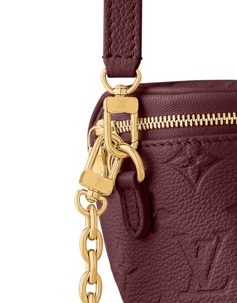 [True-to-ORIGINAL] Louis Vuitton Mini Bumbag Garnet Red For Women 6.7in/17cm M25905