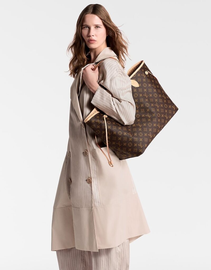Louis Vuitton Neverfull GM Tote Bag Monogram Canvas Brown For Women 39cm/15.4in M46978