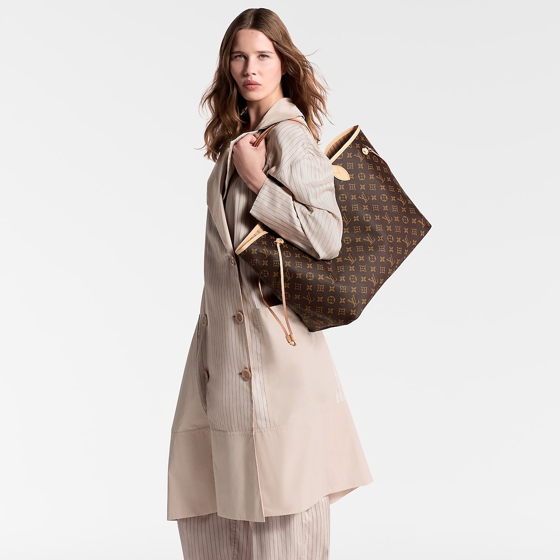 Louis Vuitton Neverfull GM Tote Bag Monogram Canvas Brown For Women 39cm/15.4in M46978