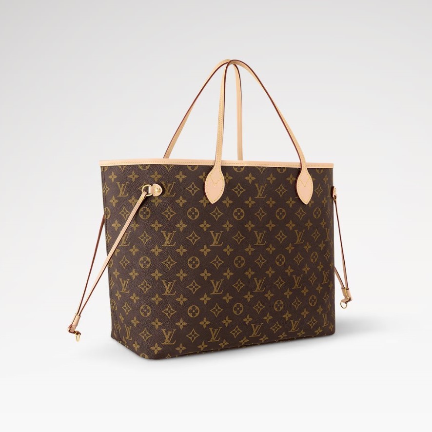 Louis Vuitton Neverfull GM Tote Bag Monogram Canvas Brown For Women 39cm/15.4in M46978