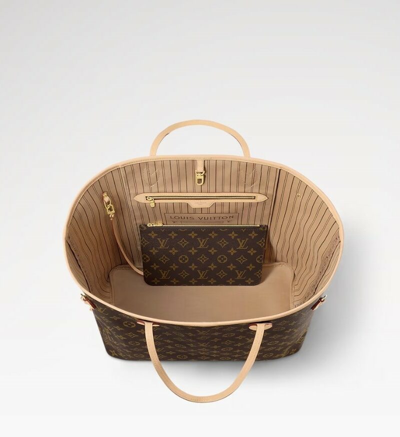Louis Vuitton Neverfull GM Tote Bag Monogram Canvas Brown For Women 39cm/15.4in M46978