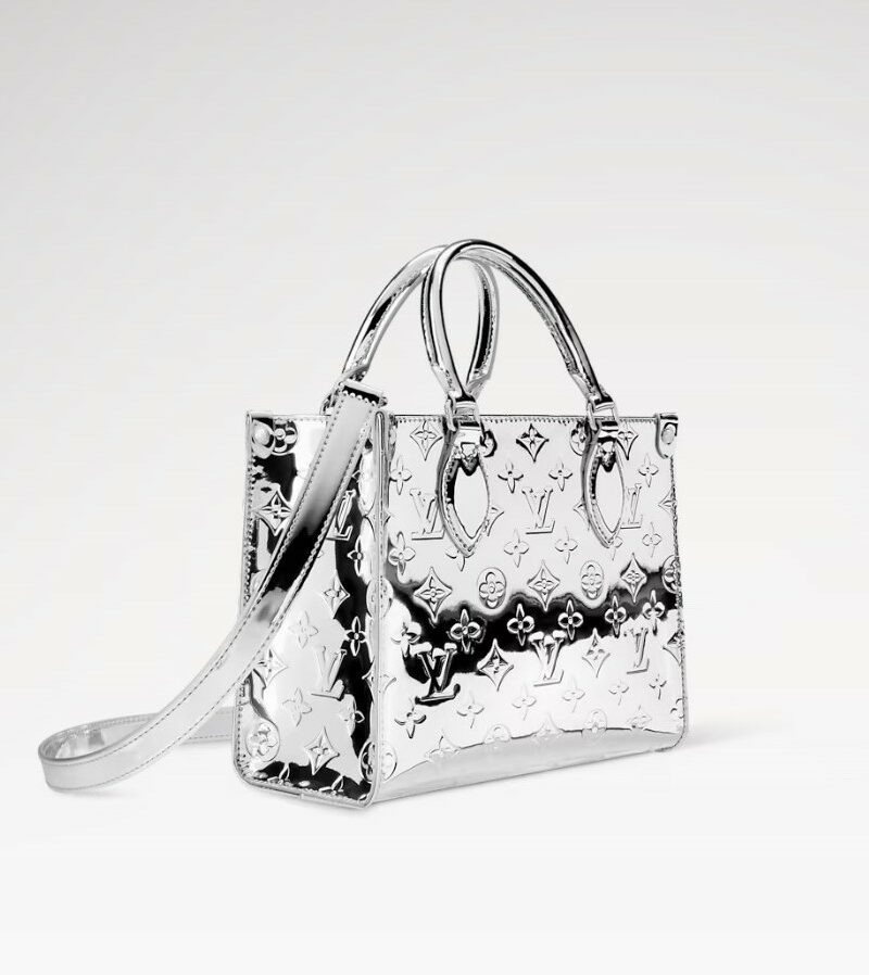 [True-to-ORIGINAL] Louis Vuitton OnTheGo PM Silver For Women 9.8in/25cm M26373