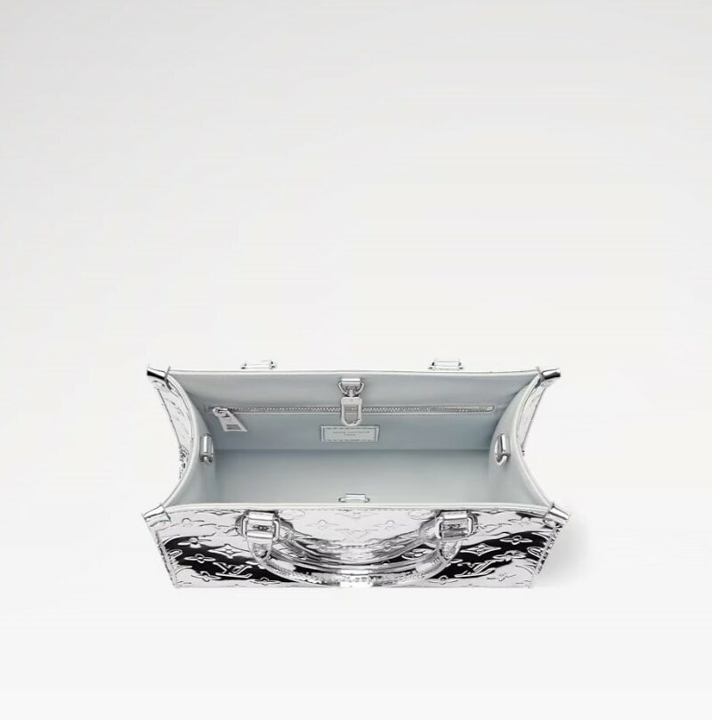 [True-to-ORIGINAL] Louis Vuitton OnTheGo PM Silver For Women 9.8in/25cm M26373