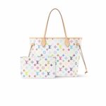 Louis Vuitton LV x TM Neverfull MM Tote Bag 12.2in/ 31cm Multicolor Gold Hardware For Women M27787