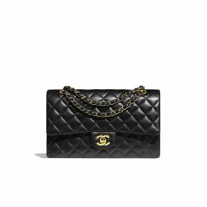 Chanel-Classic-Handbag-Gold-Toned-Hardware-black-1