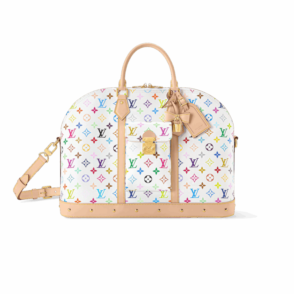 Louis Vuitton LV x TM Alma Travel Crossbody Bag 17.7in/ 45cm Multicolored Gold Hardware For Women M27901