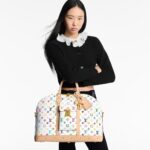 Louis Vuitton LV x TM Alma Travel Crossbody Bag 17.7in/ 45cm Multicolored Gold Hardware For Women M27901