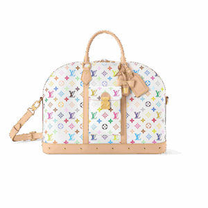 Louis Vuitton LV x TM Alma Travel Crossbody Bag 17.7in/ 45cm Multicolored Gold Hardware For Women M27901