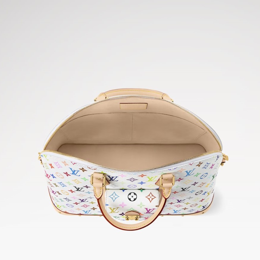 Louis Vuitton LV x TM Alma Travel Crossbody Bag 17.7in/ 45cm Multicolored Gold Hardware For Women M27901