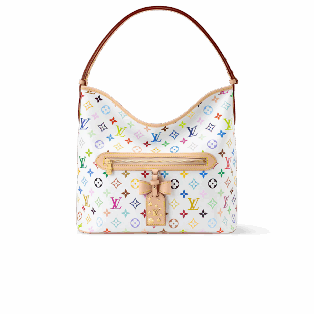 Louis Vuitton LV x TM Lineup Shoulder Bag 13.8in/ 35cm Multicolor Gold Hardware For Women M27582
