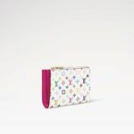 Louis Vuitton LV x TM Lisa Wallet 4.5in/ 11cm Multicolor Gold Hardware For Women M27736
