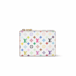 Louis Vuitton LV x TM Victorine Wallet 4.7in/ 12cm Multicolor Gold Hardware For Women M28387