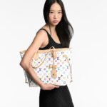 Louis Vuitton LV x TM Neverfull MM Tote Bag 12.2in/ 31cm Multicolor Gold Hardware For Women M27787