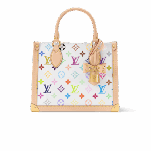 Louis Vuitton LV x TM Onthego PM Tote Bag 9.8in/ 25cm Multicolored Gold Hardware For Women M27580