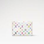 Louis Vuitton LV x TM Victorine Wallet 4.7in/ 12cm Multicolor Gold Hardware For Women M28387