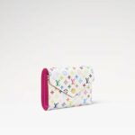 Louis Vuitton LV x TM Victorine Wallet 4.7in/ 12cm Multicolor Gold Hardware For Women M28387