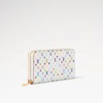Louis Vuitton LV x TM Zippy Wallet 7.7in/ 20cm Multicolor Gold Hardware For Women M13922