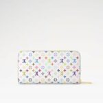 Louis Vuitton LV x TM Zippy Wallet 7.7in/ 20cm Multicolor Gold Hardware For Women M13922