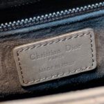 Christian Dior Medium Lady Dior Bag Matte Hardware Black Ultramatte For Women 9.5in/24cm CD M0565SLOI_M989