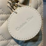 Christian Dior Medium Lady Dior Bag White For Women 9.5in/24cm CD