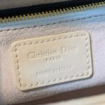 Christian Dior Medium Lady Dior Bag White For Women 9.5in/24cm CD