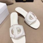 Christian Dior D Club Slide White For Women CD