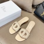 Christian Dior D Club Slide Beige For Women CD