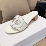 Christian Dior D Club Slide White For Women CD