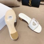 Christian Dior D Club Slide White For Women CD
