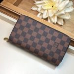 Louis Vuitton Clemence Wallet Damier Ebene Canvas For Women, Women Wallet LV