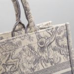 Christian Dior Medium Dior Book Tote Bag By Maria Grazia Chiuri Grey For Women 14in/36cm CD M1296ZTDT_M932