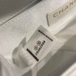 Chanel Small Boy Handbag White For Women, Women's Bags, Shoulder And Crossbody Bags 7.8in/20cm A67085