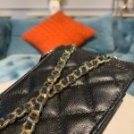 Chanel Classic Cluth With Chain Black For Women, Women's Wallet 7in/18cm AP0990