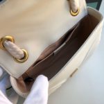Gucci Marmont Matelassé Mini Bag  White  For Women 8.5in/22cm GG 446744 DTDIT 9022