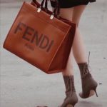 Fendi Sunshine Large Tote Bag Brown For Women, Women's Handbags, Shoulder And Crossbody Bags 15.7in/40cm FF 8BH372ABVLF0PWZ